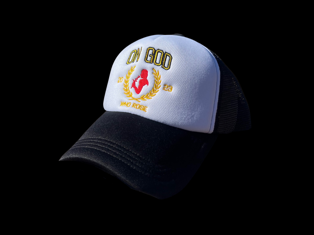 
                  
                    OnGod “Who Rose” trucker hats
                  
                